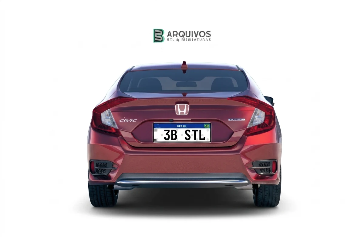 Modelo 3D STL - Honda Civic 2019 — foto 4